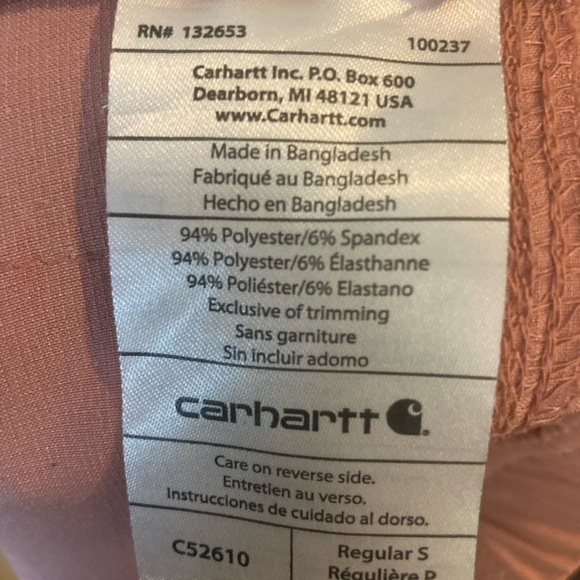 Carhartt Mauve Scrub Set - Picture 5 of 5
